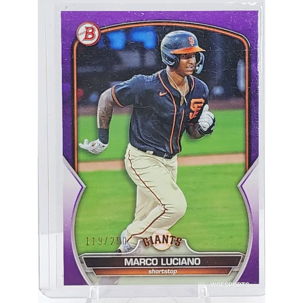 2023 Bowman Prospects Purple 119/250 Marco Luciano #BP-43 San Francisco Giants